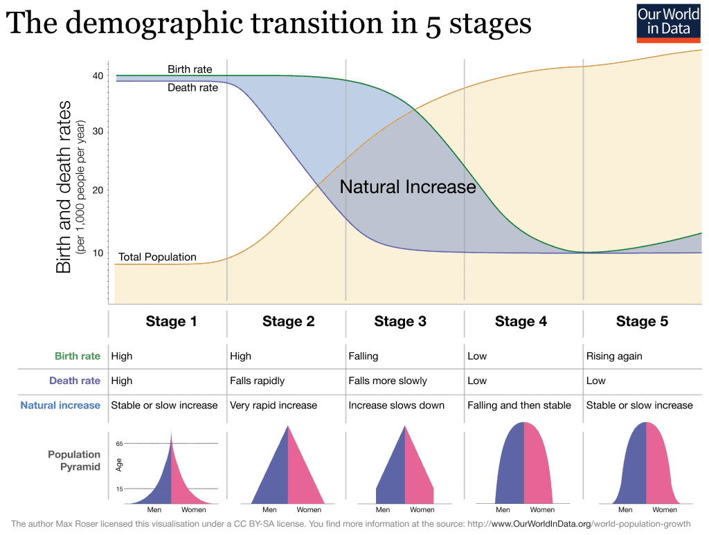 The Demographic Transition Model Intelligent Economist